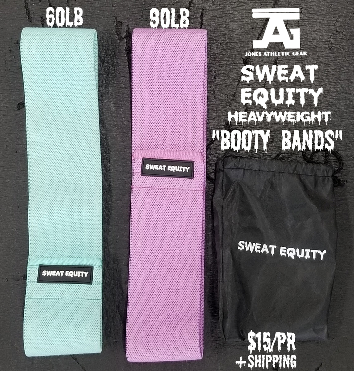 SWEAT EQUITY Hip Abductor Resistance Bands