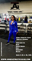 JONES ATHLETIC GEAR:  WOMEN'S SLIM FIT RUNNER'S SUIT